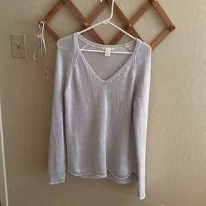 H&M ice blue long sweater